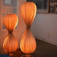 TR10 Gulvlampe 40x105 Birk/Natural