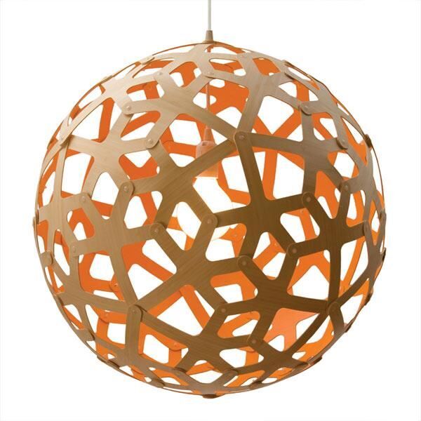 Korall &Oslash;100 Orange Taklampa