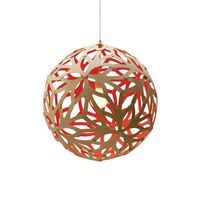 Floral Ø40 Red Pendant