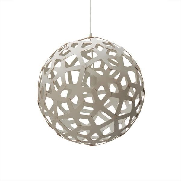 Korall &Oslash;40 Vit/ Vit Taklampa