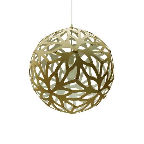Blommigt &Oslash;40 Vit Taklampa