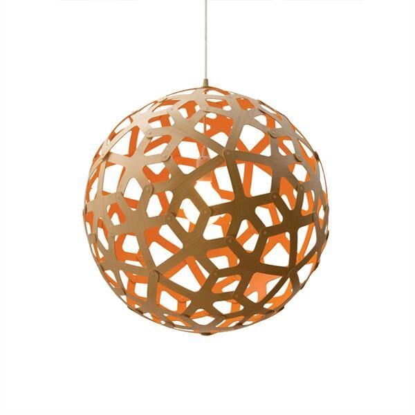 Korall &Oslash;40 Orange Taklampa