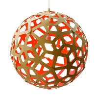 Coral Ø80 Red Pendant