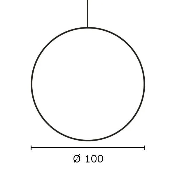 Coral Ø100 Rød Pendel