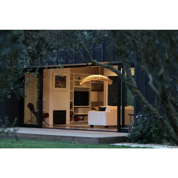 Navicula Suspension Ø144 Blanc 2 Côtés