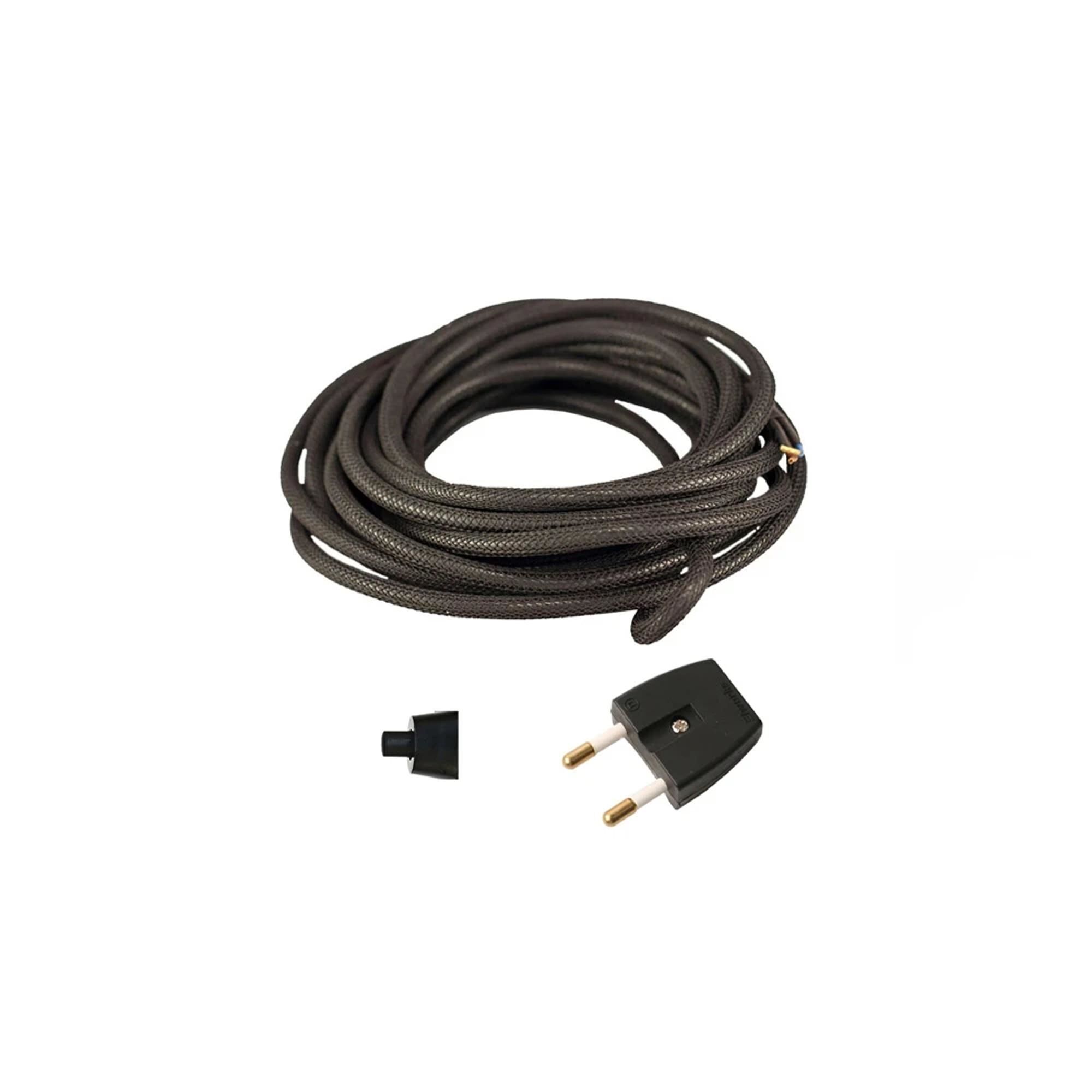 Kit Câble et Interrupteur pour Applique Applique Murale à Cartouche Noir