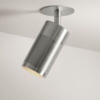 Cartridge Recessed Ceiling Light Nickel Plated Brass Clip-Fit