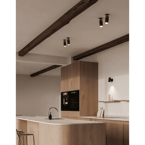 Cartridge Recessed Ceiling Light Burnished Brass Clip-Fit