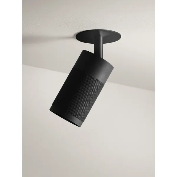 Patrone Recessed Ceiling Light Black Burnished Brass Clip-Fit