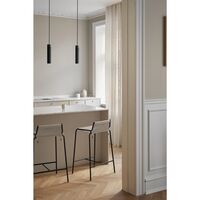 Noel Barstol Sort/Linned H67 cm