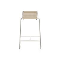 Noel Bar Stool Stainless steel/Linen H67 cm