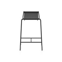 Noel Bar Stool Black/ Black Linen H67 cm