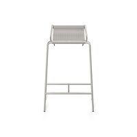 Noel Bar Stool Stainless Steel/ Gray Wool H67 cm