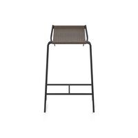 Noel Bar Stool H67 Black/ Dark Gray Wool
