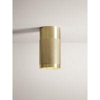 Patrone Surface Ceiling Light Solid Brass