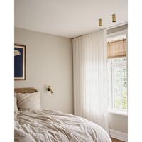 Patrone Surface Ceiling Light Solid Brass