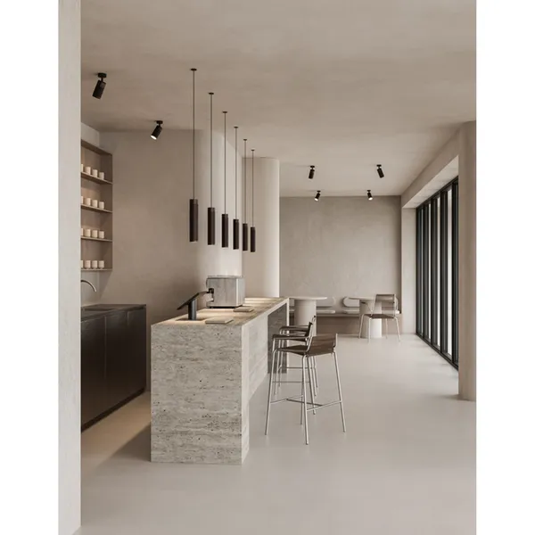 Patrone Surface Ceiling Light Burnished Brass