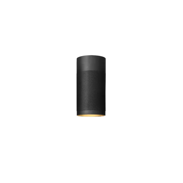 Patrone Surface Ceiling Light Black Burnished Brass