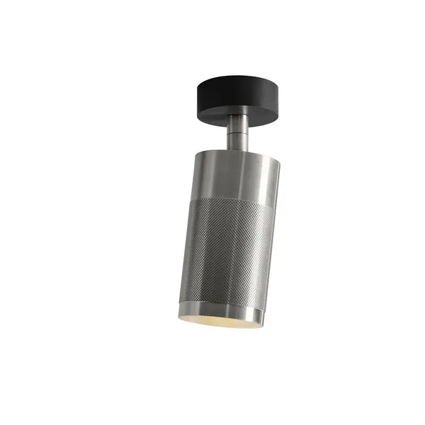 Cartridge Ceiling Light Nickel Plated Brass