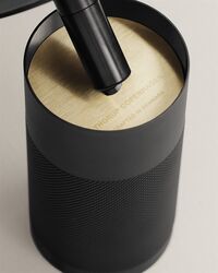 Cartridge Ceiling Light Black Burnished Brass