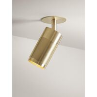 Cartridge Recessed Ceiling Light Brass Box-Fit