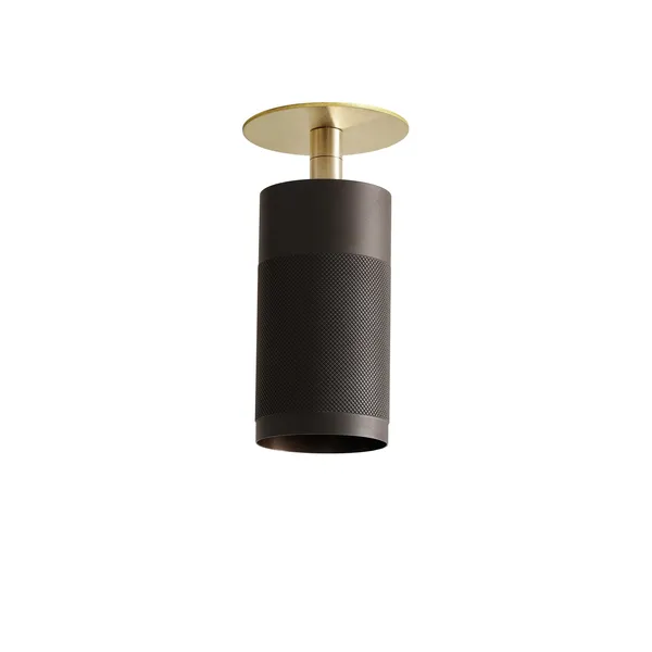 Patronen- Deckenleuchte Bronziert/ Messing , Box-Fit