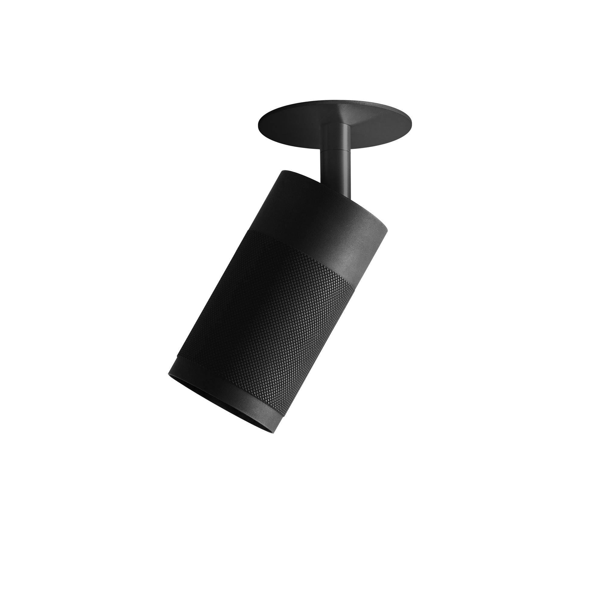 Patrone Inf&auml;lld Taklampa Svart Polerad M&auml;ssing Box-Fit
