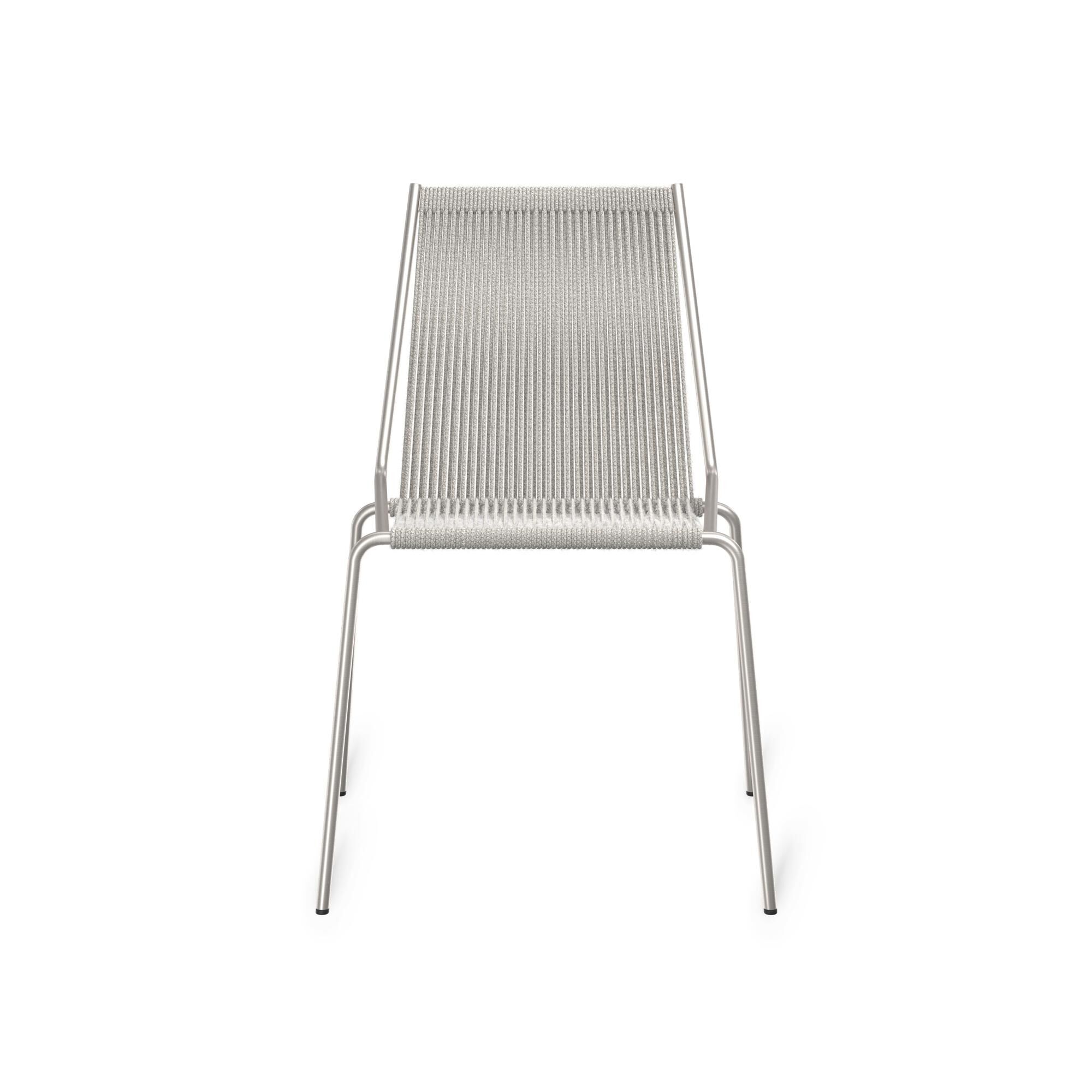 Noel Spisebordsstol Rustfrit Stl/Gr Uld