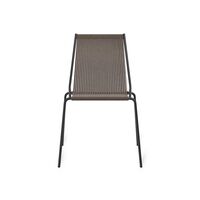 Noel Dining Chair Black/ Dark Gray Wool