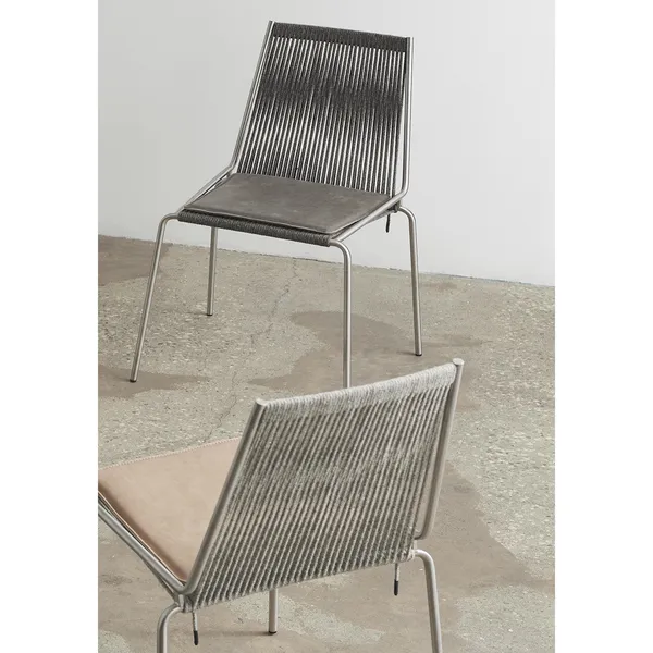 Oreiller Sable Cuir/Lin