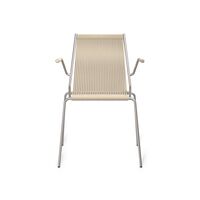Noel Dining Chair with Armrests Steel/Linen
