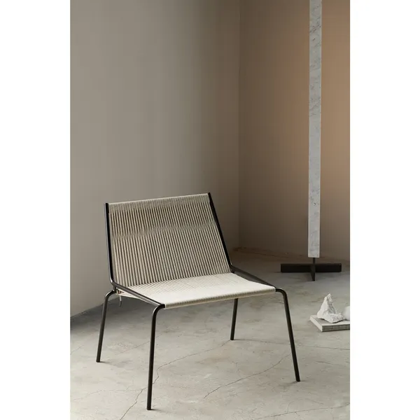 Noel Armchair Black/ Linen