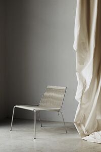 Noel Armchair Stainless Steel/ Linen