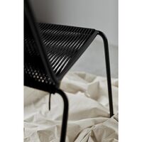 Noel Armchair Black/ Black Linen