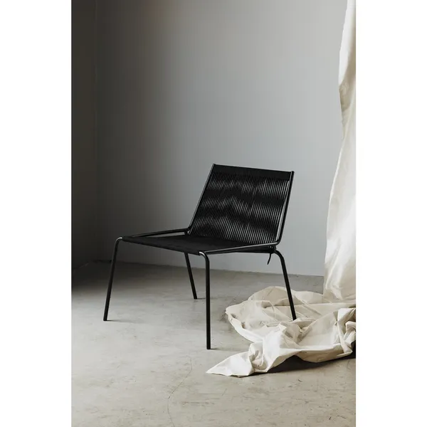 Noel Armchair Black/ Black Linen