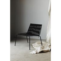 Noel Armchair Black/ Black Linen