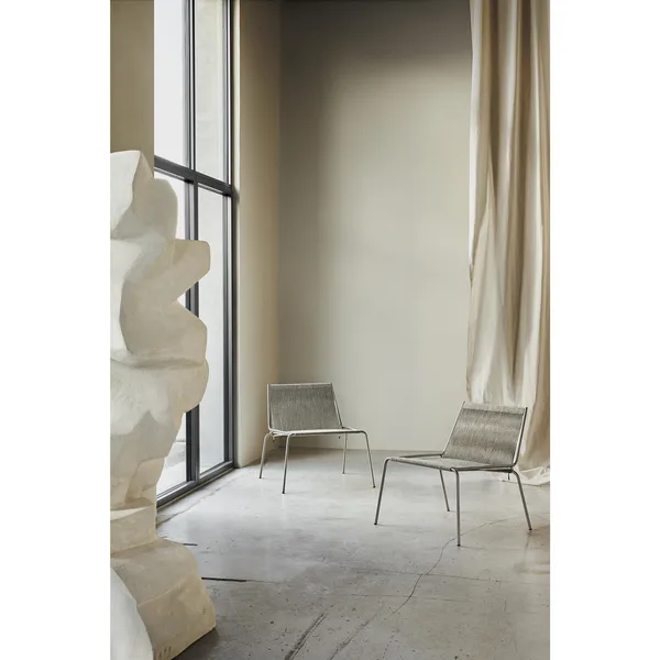 Sillón Noel Acero Inoxidable/ Gris Gris