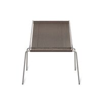 Noel Armchair Stainless Steel/ Dark Gray Wool