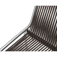 Noel Armchair Stainless Steel/ Dark Gray Wool