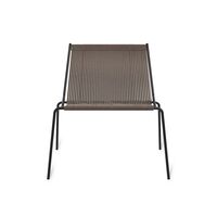 Noel Armchair Black/ Dark Gray Wool