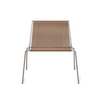Noel Armchair Steel/ Brown Wool