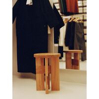 Mio Stool/Side Table Oak