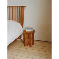 Mio Stool/Side Table Solid Stained Oak
