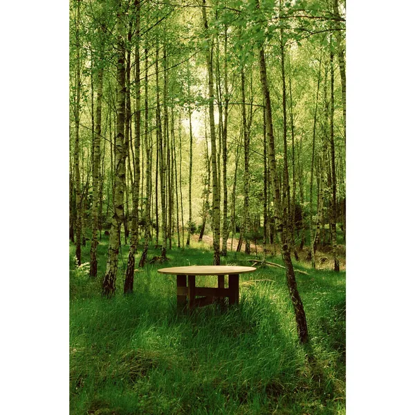 Mio Dining Table Ø140 Solid Stained Oak