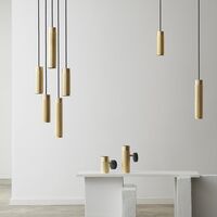 Cartridge Pendant Long Brass