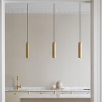 Cartridge Pendant Long Brass