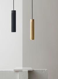 Cartridge Pendant Long Brass
