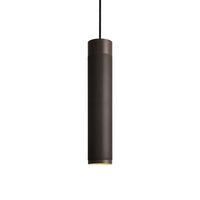 Cartridge Pendant Long Burnished Brass