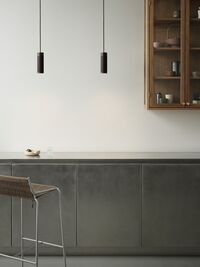 Cartridge Pendant Long Burnished Brass