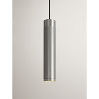 Cartridge Pendant Long Nickel Plated Brass